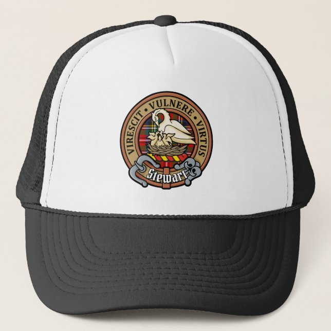 Gorra De Camionero Clan Stewart Escudo (Anverso)