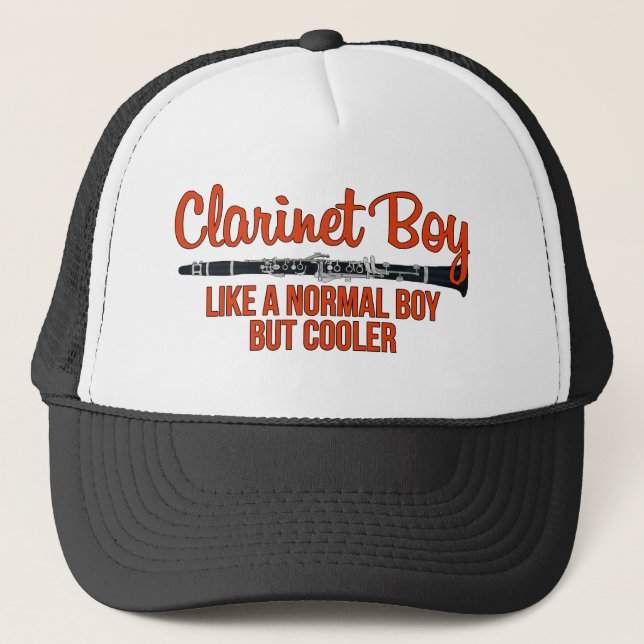 Gorra De Camionero Clarinet Boy como un chico normal pero más frío (Anverso)