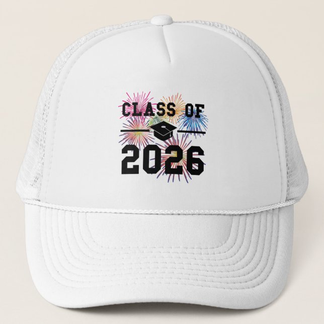 Gorra De Camionero Clase de 2026 Último Año (Anverso)