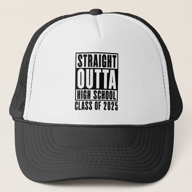 Gorra De Camionero Clase de bachillerato directo de 2025 (Anverso)