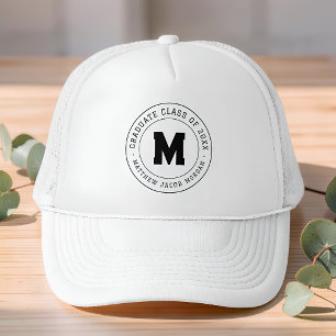 Gorra De Camionero Clase de graduados de 20XX Monograma personalizado