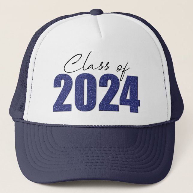Gorra De Camionero Clase Purpurina azul de la Marina de 2024 (Anverso)