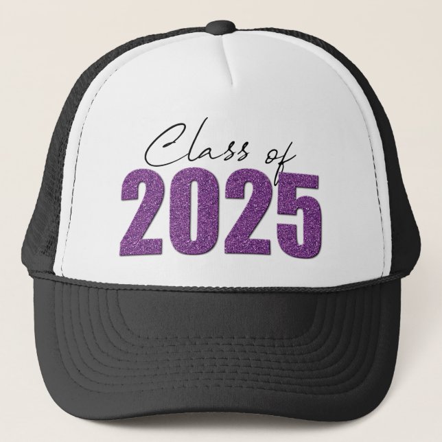 Gorra De Camionero Clase Purpurina púrpura de 2025 (Anverso)