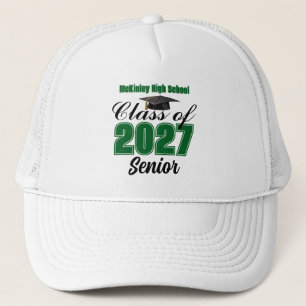 Gorra De Camionero Clase Verde de 2027 Senior Escuela Secundaria Pers