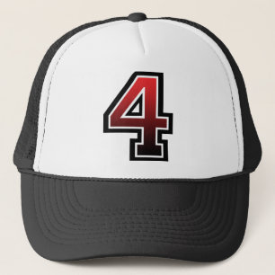 Gorra De Camionero Clásica del número 4