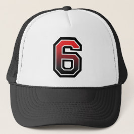 Gorra De Camionero Clásica del número 6