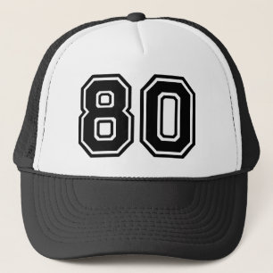 Gorra De Camionero Clásica fiesta de cumpleaños número 80
