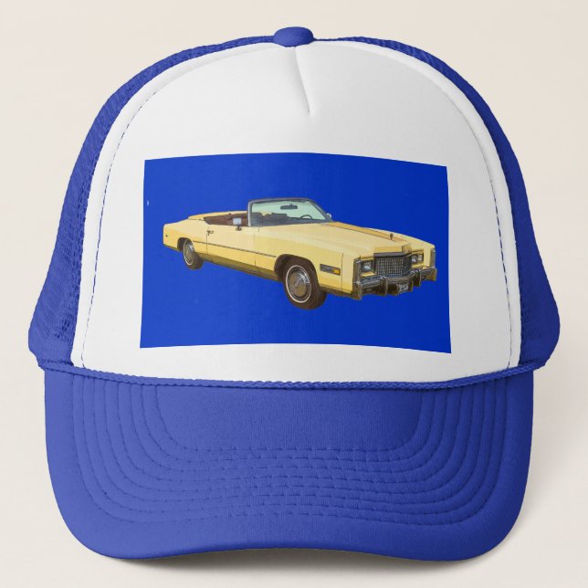 Gorra De Camionero Clásico 1975 Cadillac Eldorado Convertible (Anverso)
