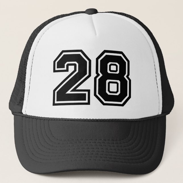 Gorra De Camionero Clásico 28º cumpleaños (Anverso)