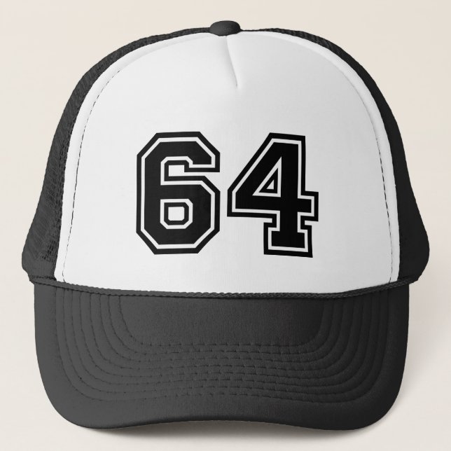 Gorra De Camionero Clásico 64º cumpleaños (Anverso)