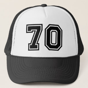 Gorra De Camionero Clásico de cumpleaños número 70