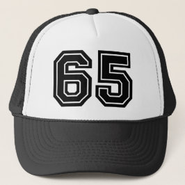 Gorra De Camionero Clásico de la Fiesta de Cumpleaños 65