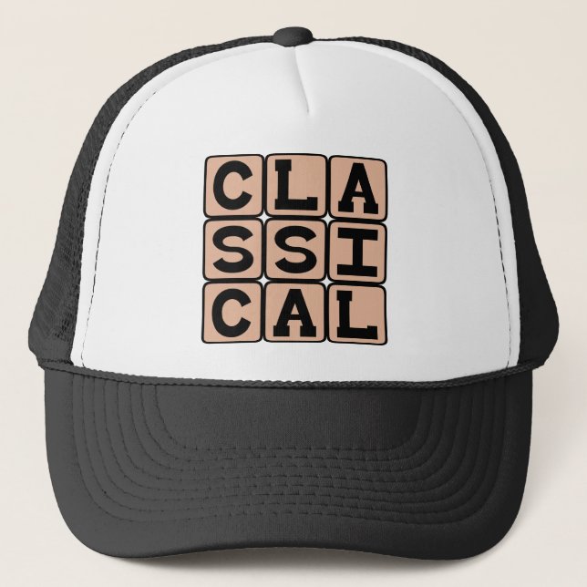 Gorra De Camionero Clásico, Género Musical (Anverso)