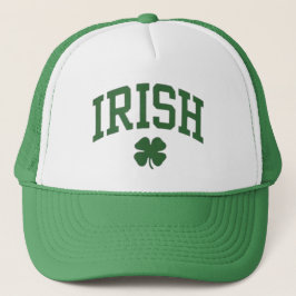 Gorra De Camionero Clásico Orgullo Irlandés Trébol - Día de San Patri
