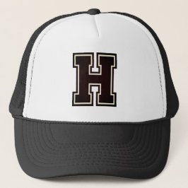 Gorra De Camionero Classic Letter "H" Trucker Hat