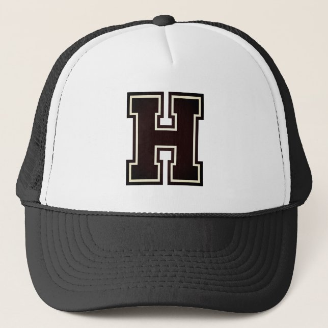 Gorra De Camionero Classic Letter "H" Trucker Hat (Anverso)