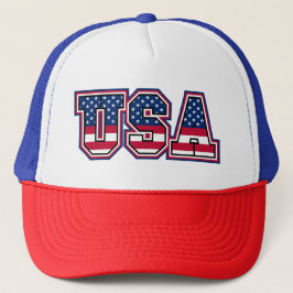 Gorra De Camionero Classic USA Stars Patriotic Navy 