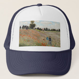 Gorra De Camionero Claude Monet - Campo de amapola