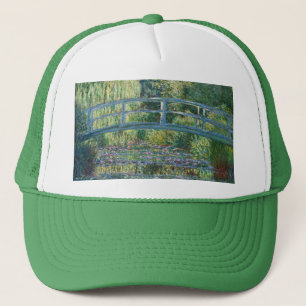 Gorra De Camionero Claude Monet - Estanque de nenúfares, Armonía Verd