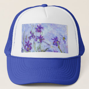 Gorra De Camionero Claude Monet - Lilac Irises / Iris Mauves