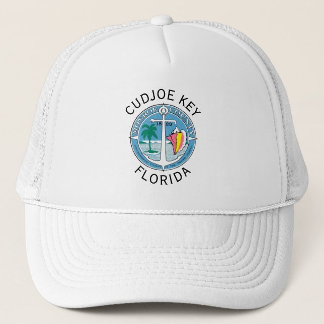 Gorra De Camionero Clave Cudjoe - Cayos Florida (Anverso)