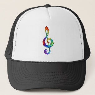 Gorra De Camionero Clave musical del arcoiris