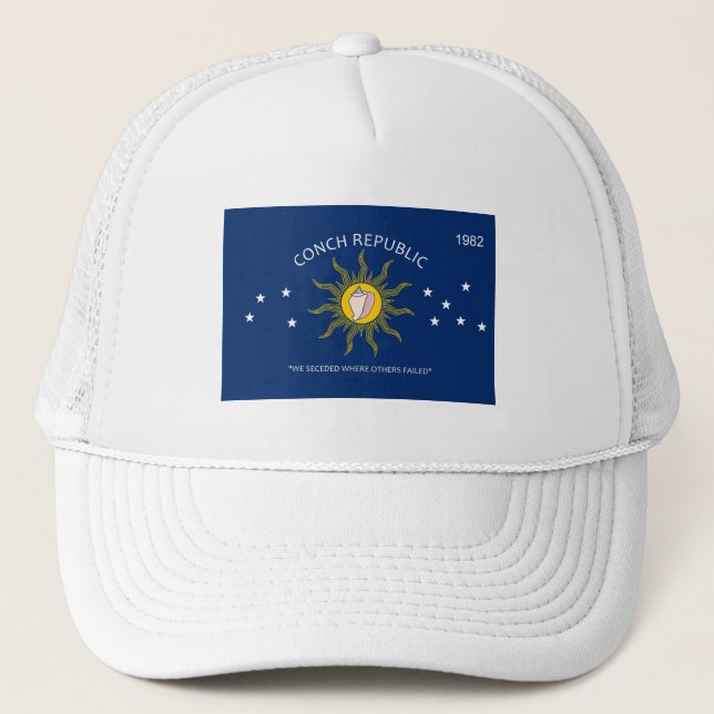 GORRA DE CAMIONERO CLAVE OCCIDENTE - REPÚBLICA CONCH, FL (Anverso)