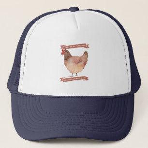 Gorra De Camionero Clave Para La Felicidad Que Te Rodea Con Pollos