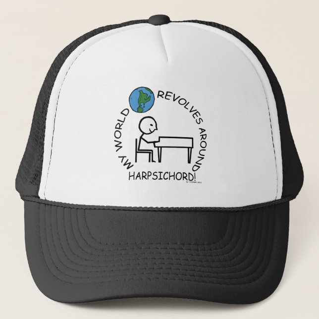 Gorra De Camionero Clavicordio - El mundo se repite (Anverso)