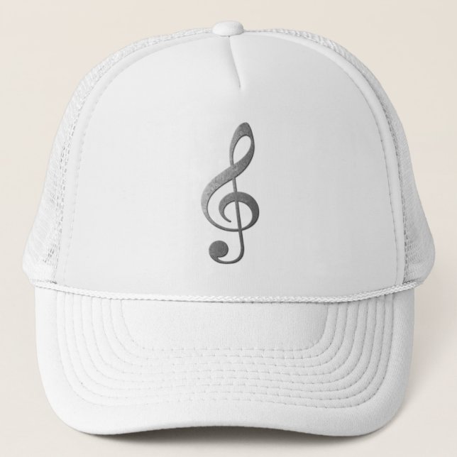Gorra De Camionero clef agudo de plata (Anverso)