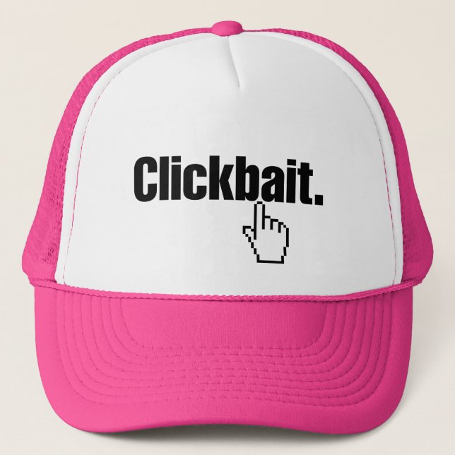 Gorra De Camionero Clickbait. (Anverso)
