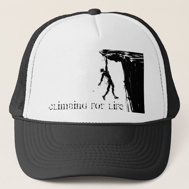 Gorra De Camionero Climbing for life (Anverso)