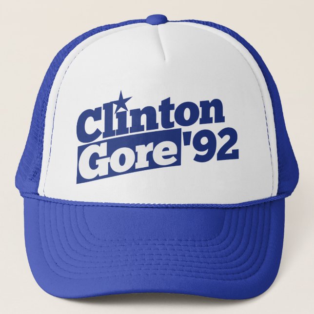 Gorra De Camionero Clinton Gore 92 (Anverso)