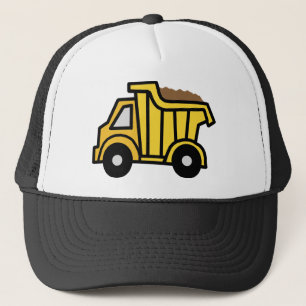 Gorra De Camionero Clip art del dibujo animado con un camión volquet