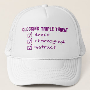 Gorra De Camionero Clogger que estorba amenaza triple