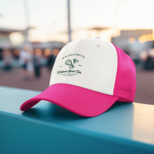 Gorra De Camionero Club Campestre Pickleball | Bachelorette (Subido por el creador)