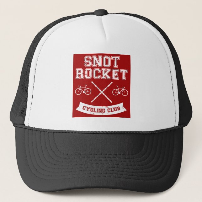 Gorra De Camionero Club de Ciclismo Snot Rocket (Anverso)
