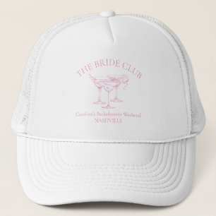 Gorra De Camionero Club de Cóctel Personalizado para Despedida de Sol