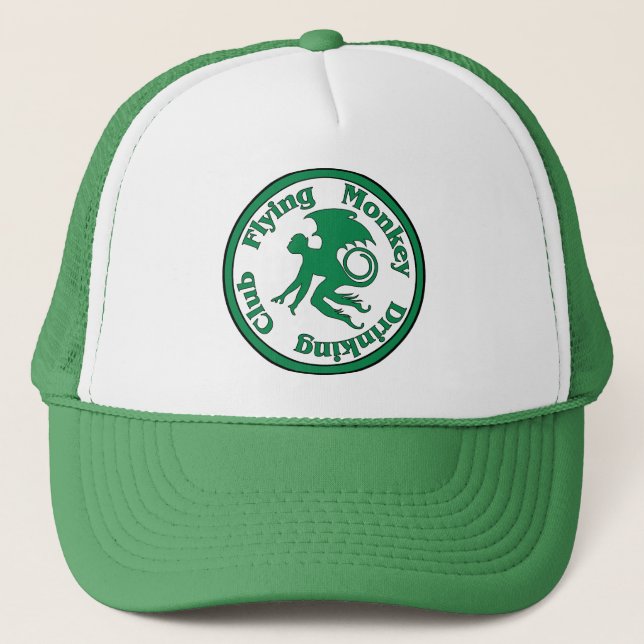 Gorra De Camionero Club de consumición del mono del vuelo (Anverso)