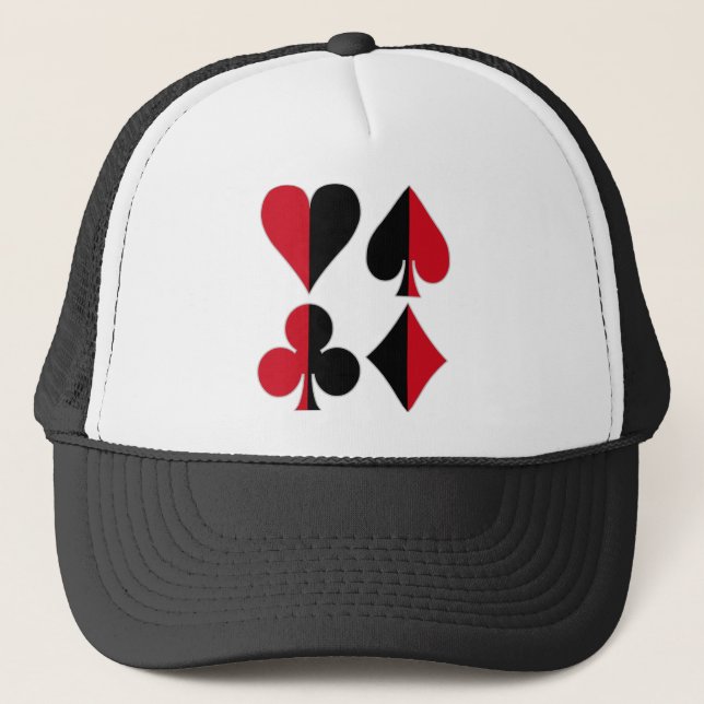 Gorra De Camionero Club de Diamantes Heart Spade (Anverso)