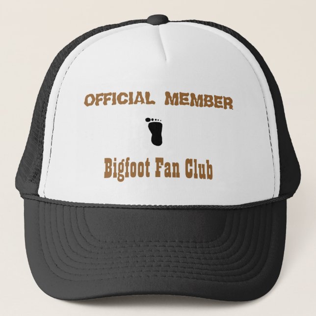 Gorra De Camionero Club de fans de Bigfoot (Anverso)