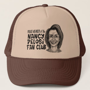 Gorra De Camionero Club de fans de Nancy Pelosi