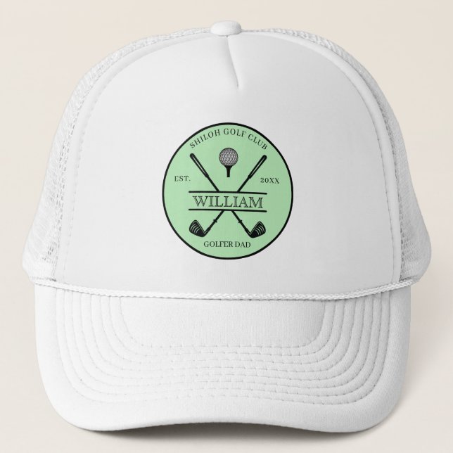 Gorra De Camionero Club de Golf Cross (Anverso)