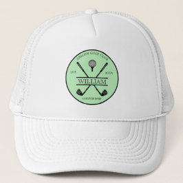 Gorra De Camionero Club de Golfista Cruzado