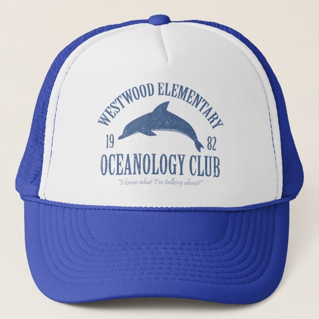 Gorra De Camionero Club de la oceanología (Anverso)