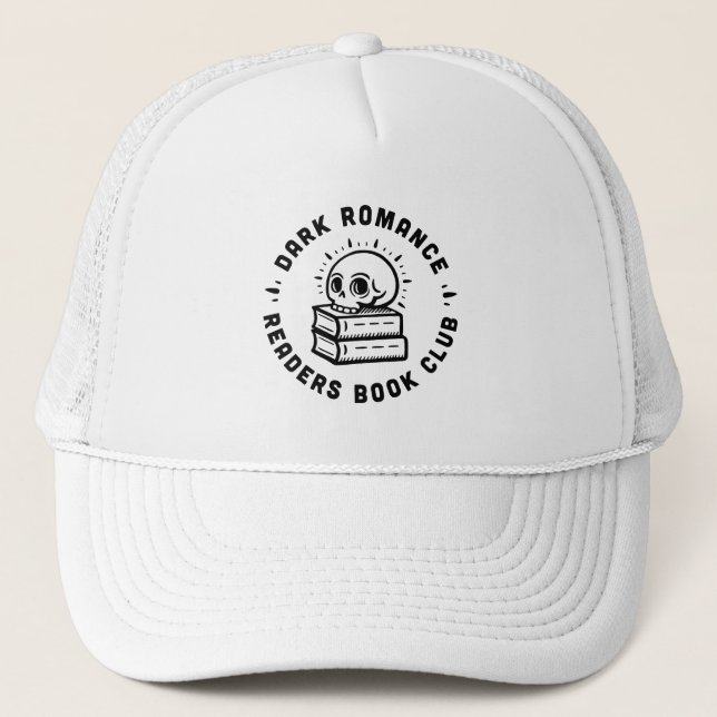 Gorra De Camionero Club de lectores de romance oscuro (Anverso)