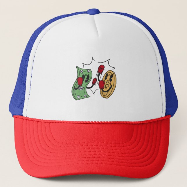 Gorra De Camionero Club de Lucha Cripto (Anverso)