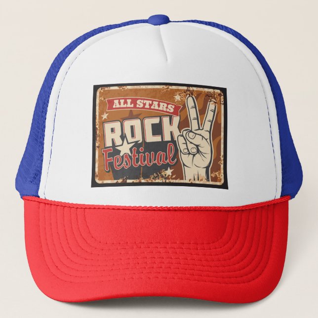 Gorra De Camionero Club de música (Anverso)