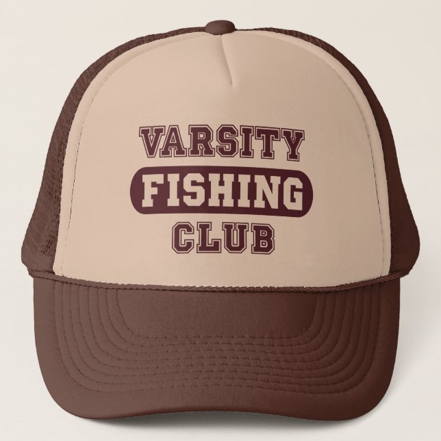Gorra De Camionero Club de Pesca Varsity (Anverso)