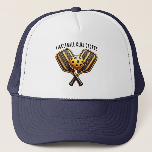 Gorra De Camionero Club de Pickleball George (Anverso)